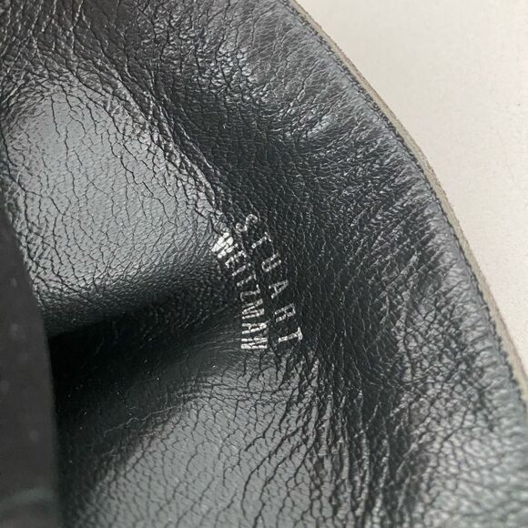 Stuart Weitzman Demiswoon Dark Gray Suede Over the Knee Wedge Boots - Picture 8 of 10